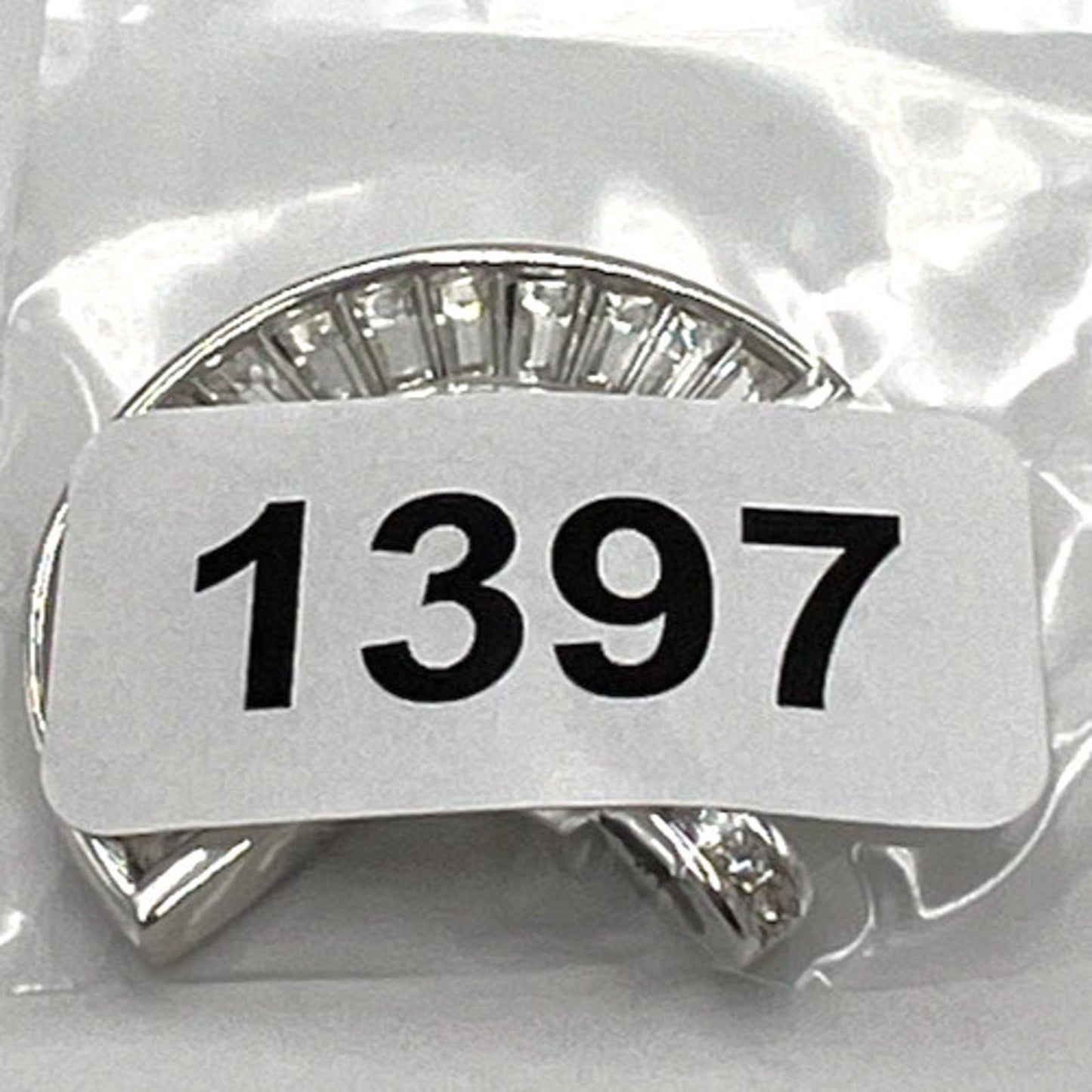 Art Deco Style Vintage Christian Dior Rhinestone Silver Tone 1990s Pendant Rare