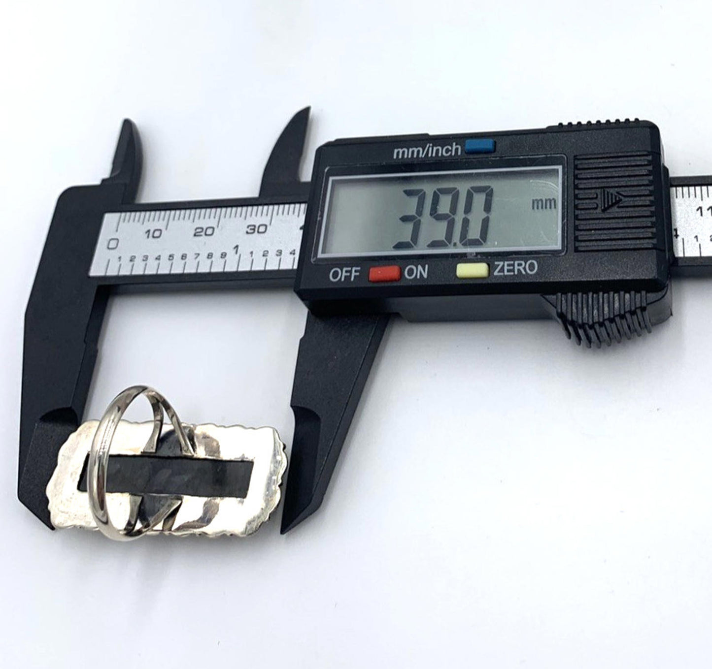 New Old Stock Native American Navajo Labradorite Sterling Silver Ring 9.5