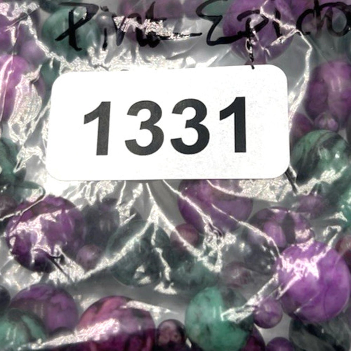 DTR Mine Finds By Jay King Green Pink Epidote Sterling Silver Necklace 35"