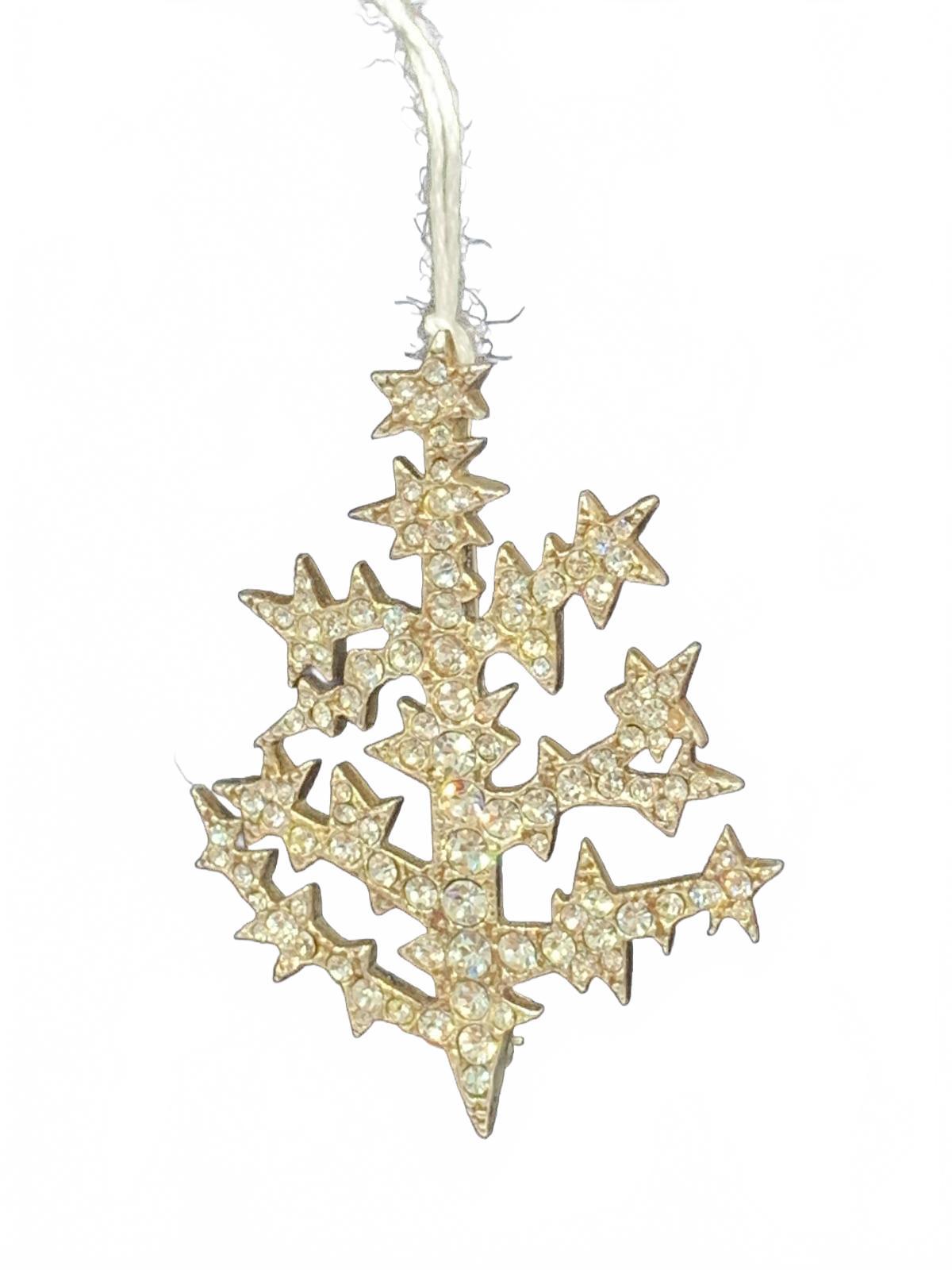 MMA & Forbes/Fabergé Sterling Silver & Cubic Zirconia Tree-motif Brooch/Pendant