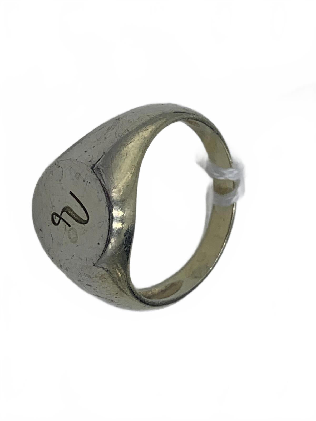 Simple Signet-Style Ring in Sterling Silver