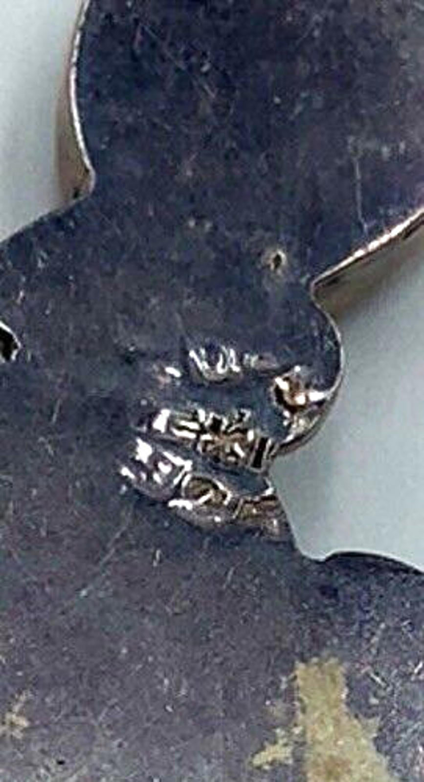 Vintage Taxco Mexico Large Cross Pendant Solid Sterling Silver Southwestern