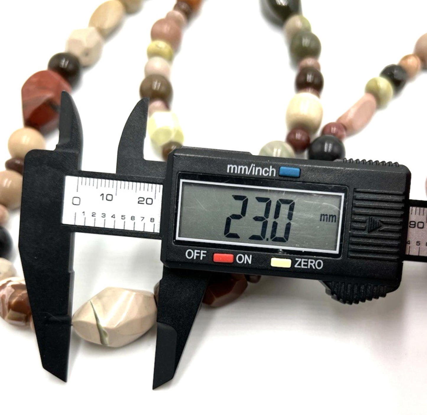 Mine Finds Jay King DTR Multi Color  Two Strand Jasper Sterling Silver Necklace