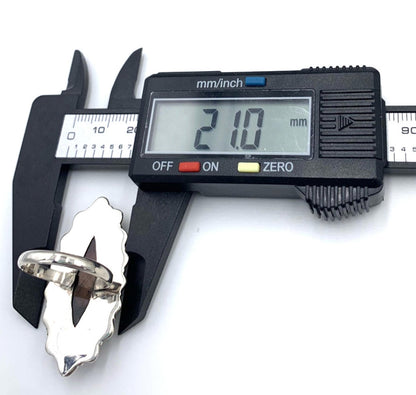 New Old Stock Vintage Native American Large Labradorite Sterling Silver Ring