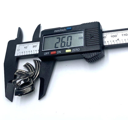 MCM Art Deco Rhinestone Teardrop Clip On Sterling Silver Earrings Patent Pending