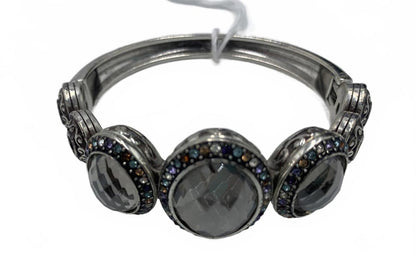 Brighton Silvertone Crystal Luminescence retired 7 CJ Bracelet