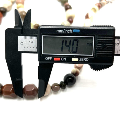 Mine Finds Jay King DTR Multi Color  Two Strand Jasper Sterling Silver Necklace