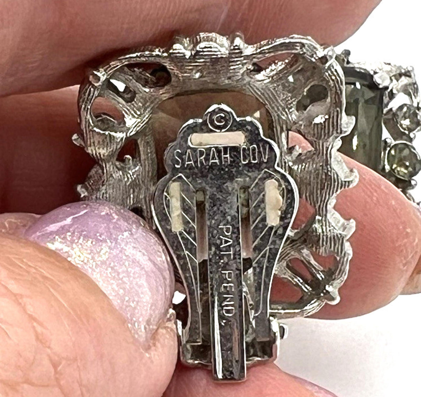 Sarah Coventry Celebrity Brooch Earrings Bracelet Set