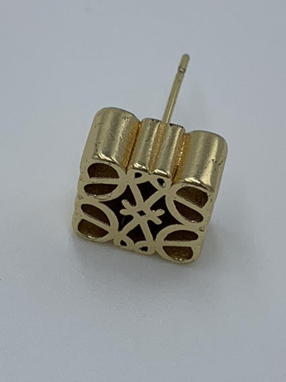 Loewe Goldtone Signature 4-L Design Prism 0.5" Stud Earrings