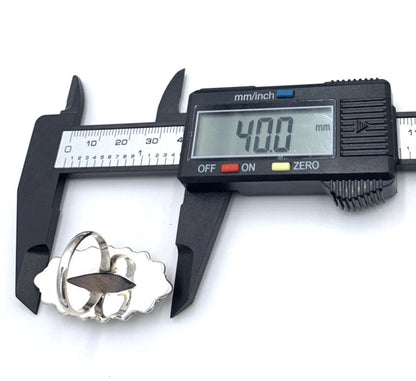 New Old Stock Vintage Native American Large Labradorite Sterling Silver Ring