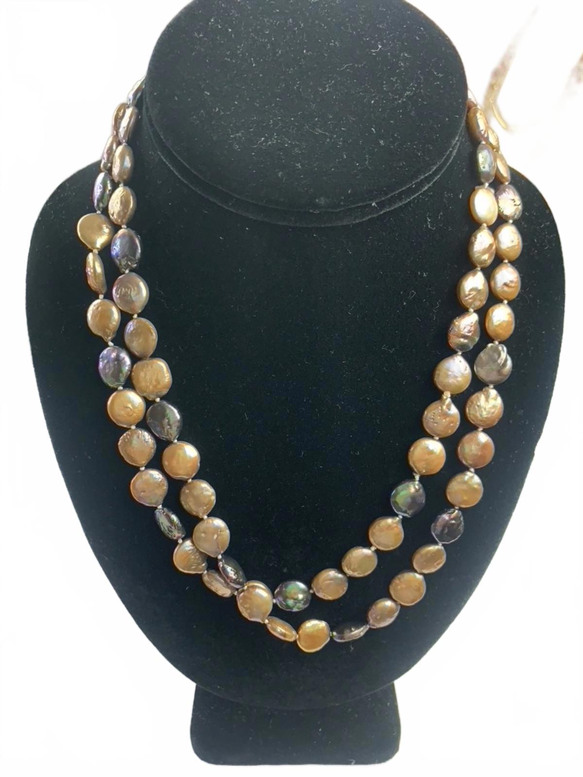 Unsigned Other Coin Pearls Hand tied Chain