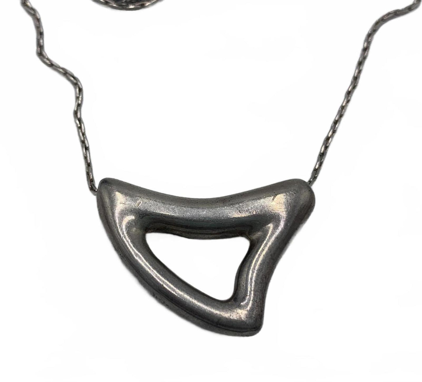 Ciani sterling Sterling Silver 21g Nome Modernist 21 Pendant with chain