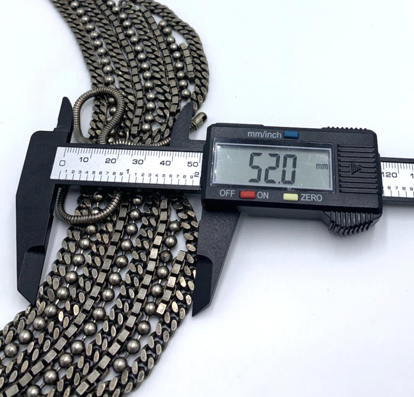 Dannijo Stella Designer Runway Silver Tone Metal Bib Necklace Chain Collar Bead