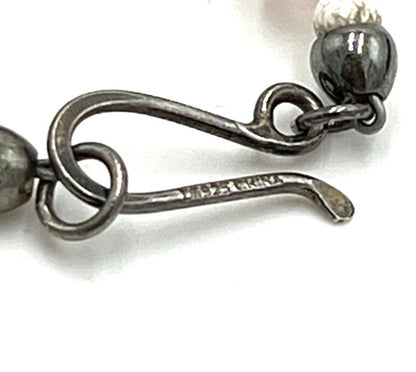 DTR Mine Finds By Jay King Multi Color Agate Jasper Sterling Silver Necklace 42"