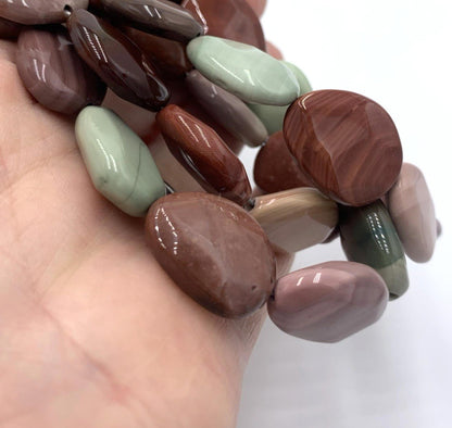 New Old Stock Jay King DTR Multi Color Jasper Sterling Silver 3 Strand Necklace