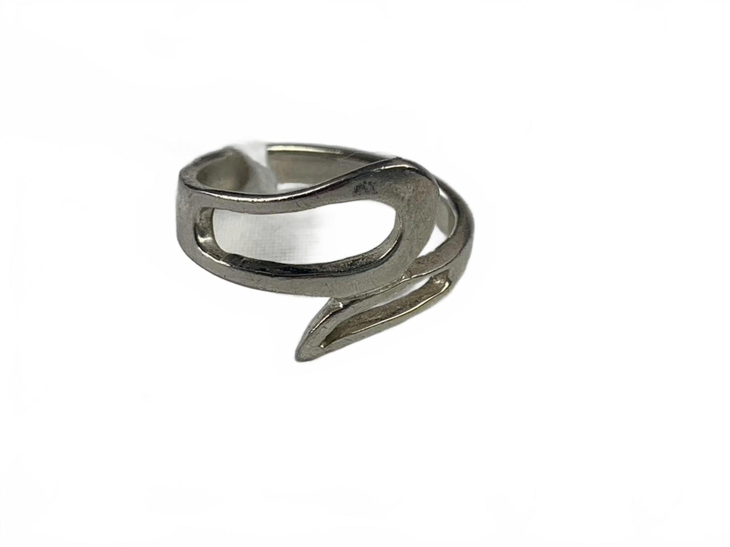 MD Marsala 925 Sterling Silver Freeform/Abstract Swirl Ring