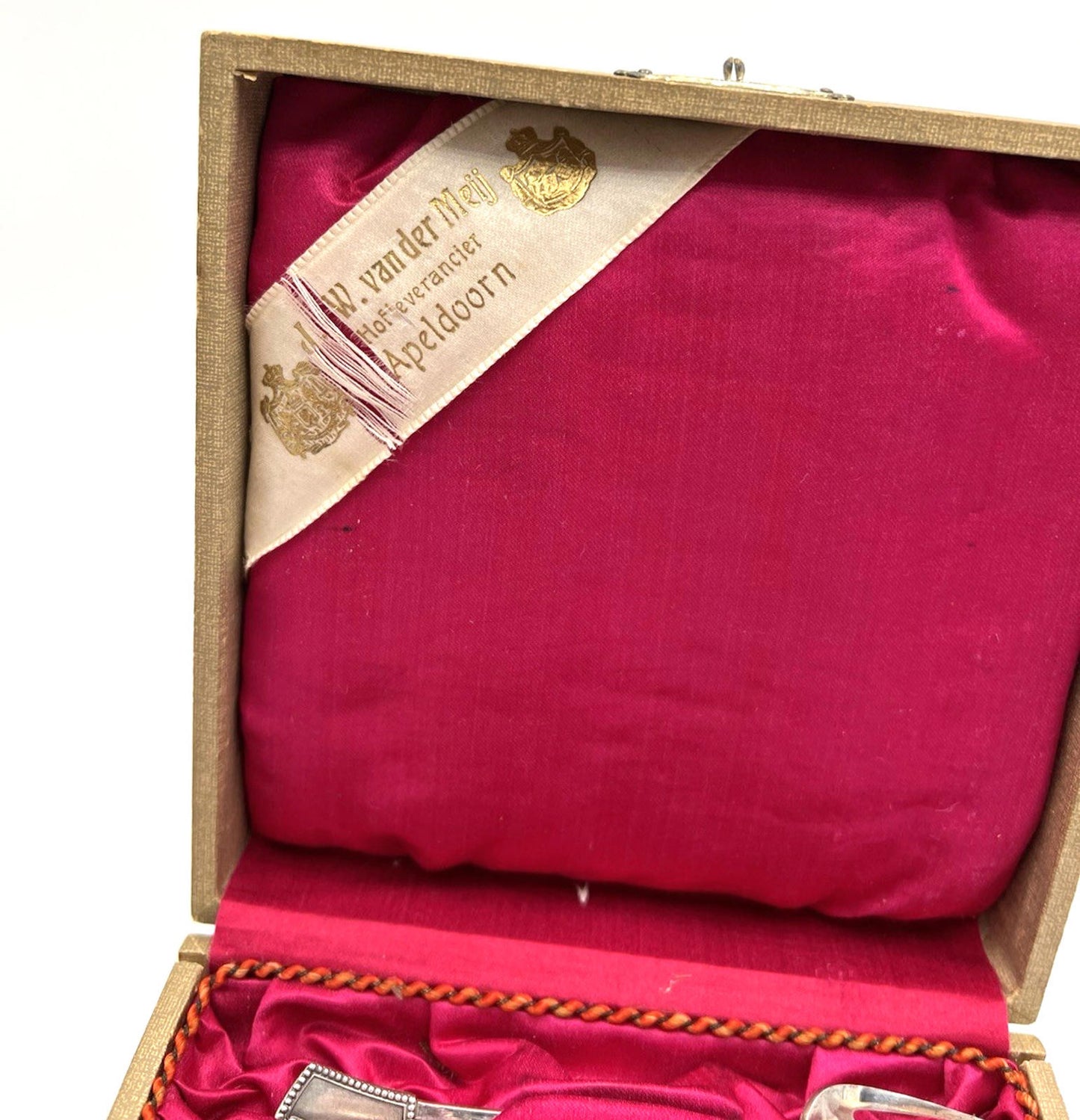 Antique Set 12 Dutch .833 Silver J.M. van Kempen en Zoon Cocktail/shrimp Forks