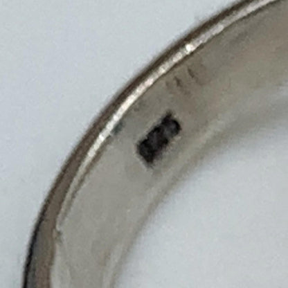 New Old Stock Native American Orange Spiny Oyster Turquoise Ring Sterling Silver