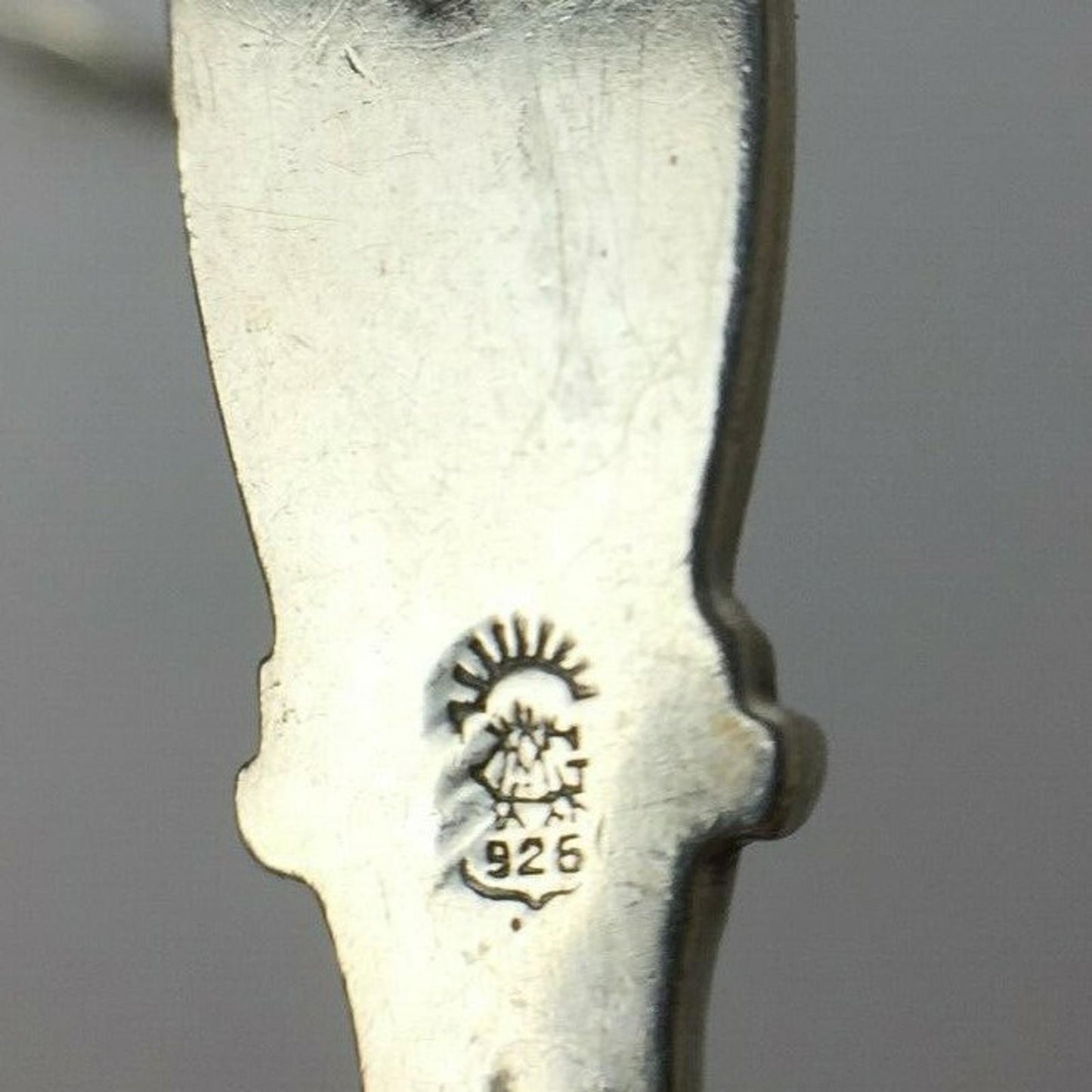 Vintage 59gr Sterling Silver 925 Spoon & Fork Pendulum Clock 1959 OOAK 6" Mexico