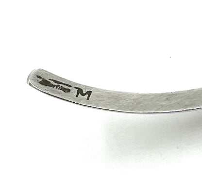 Native American Sterling Silver Omega Flat Choker Necklace