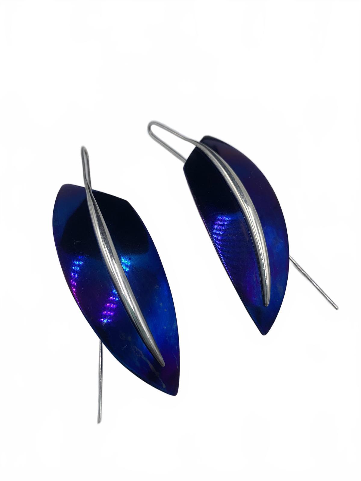 Joachín Berao feather motif necklace & earring set