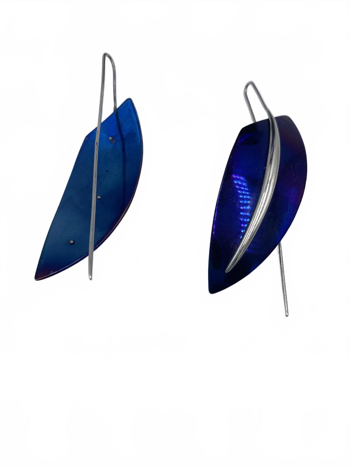 Joachín Berao feather motif necklace & earring set