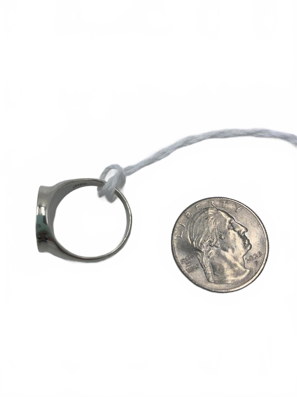 Coleman Co Sterling Silver Ring with Turquoise, Amethyst & Peridot INlay