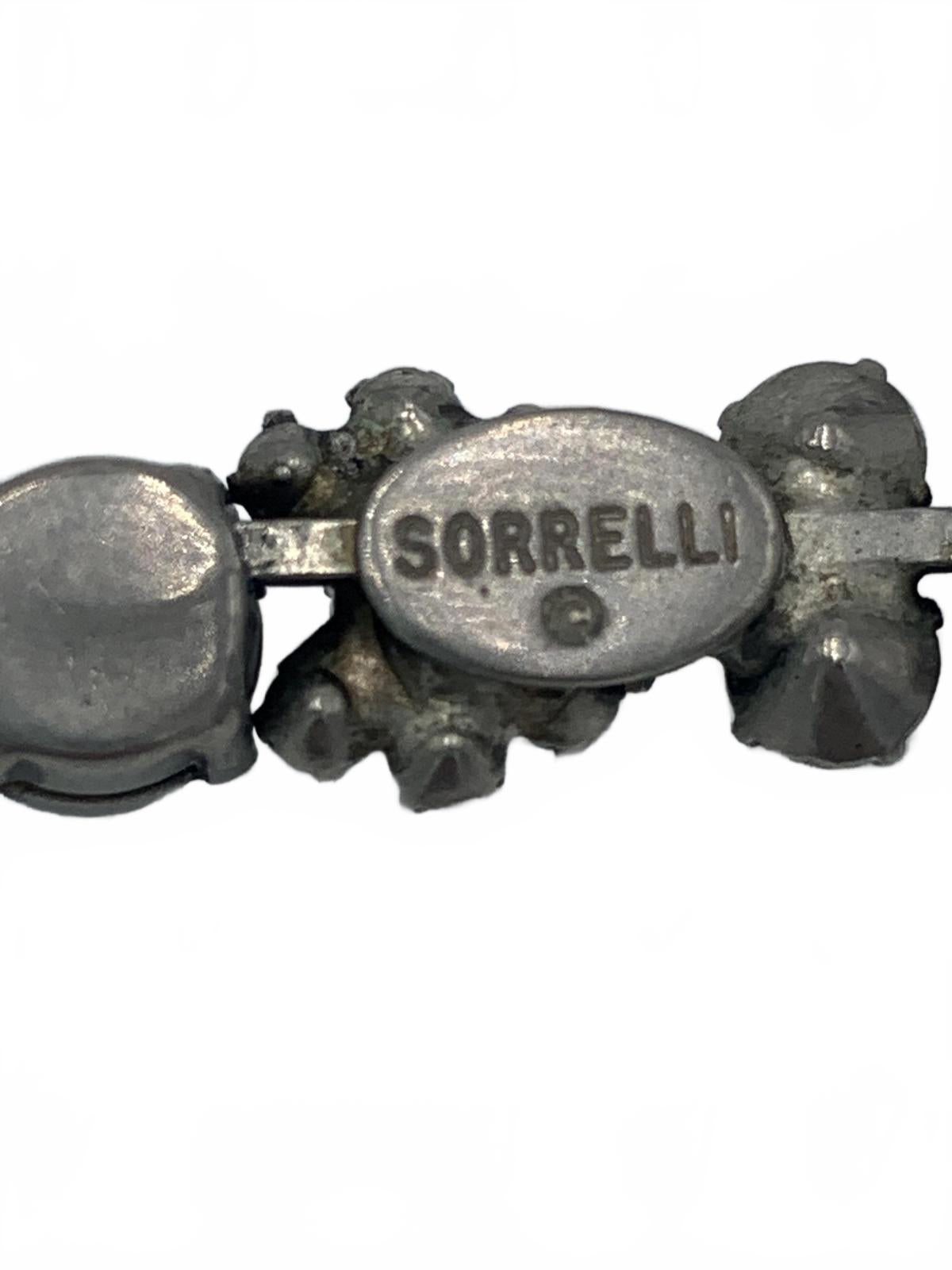 Sorrelli White Rhinestone and Aurora Borealis Necklace