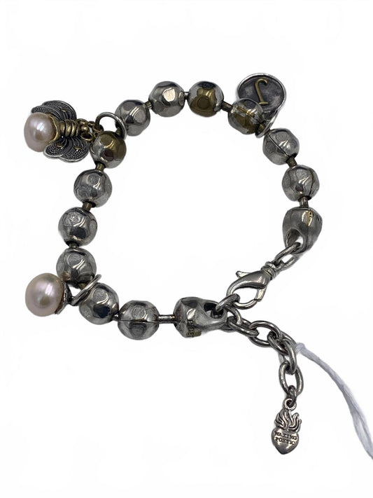 Waxing Poetic Sterling Silver & Gold Plated Beaded Charm Bracelet