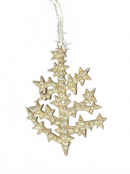 MMA & Forbes/Fabergé Sterling Silver & Cubic Zirconia Tree-motif Brooch/Pendant