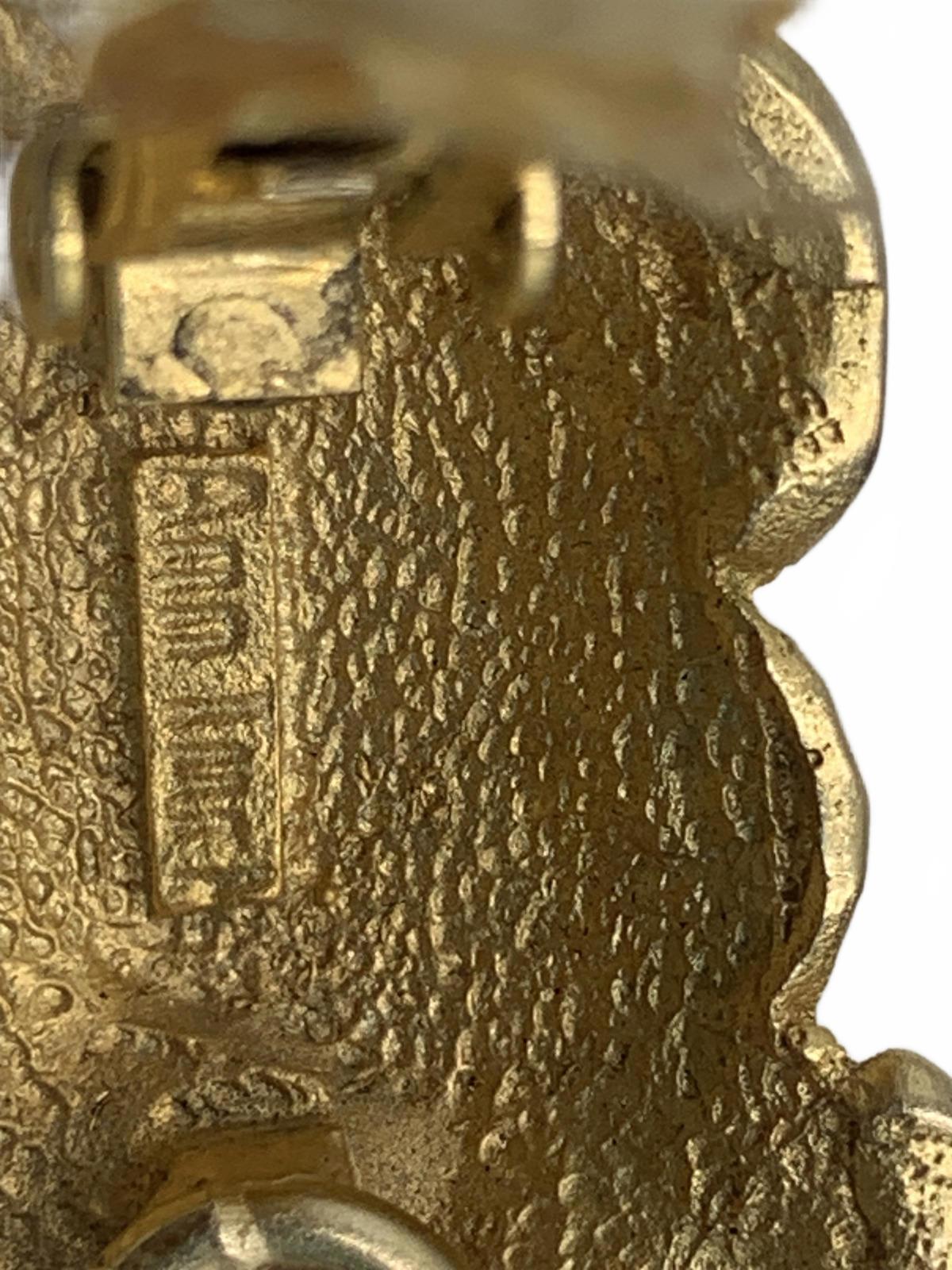 Rare Glenn Miller for Anne Turk Tree Frog Yin-Yang Cloisonné Dangle Earrings