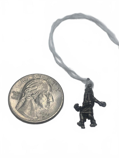 925 Sterling Silver 2.5g Native Kachina Native American Figure 0.75" Fine Charm