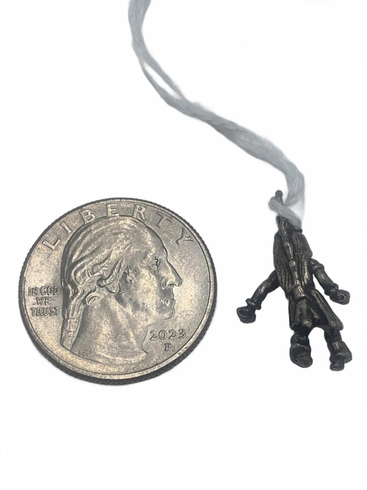 925 Sterling Silver 2.5g Native Kachina Native American Figure 0.75" Fine Charm