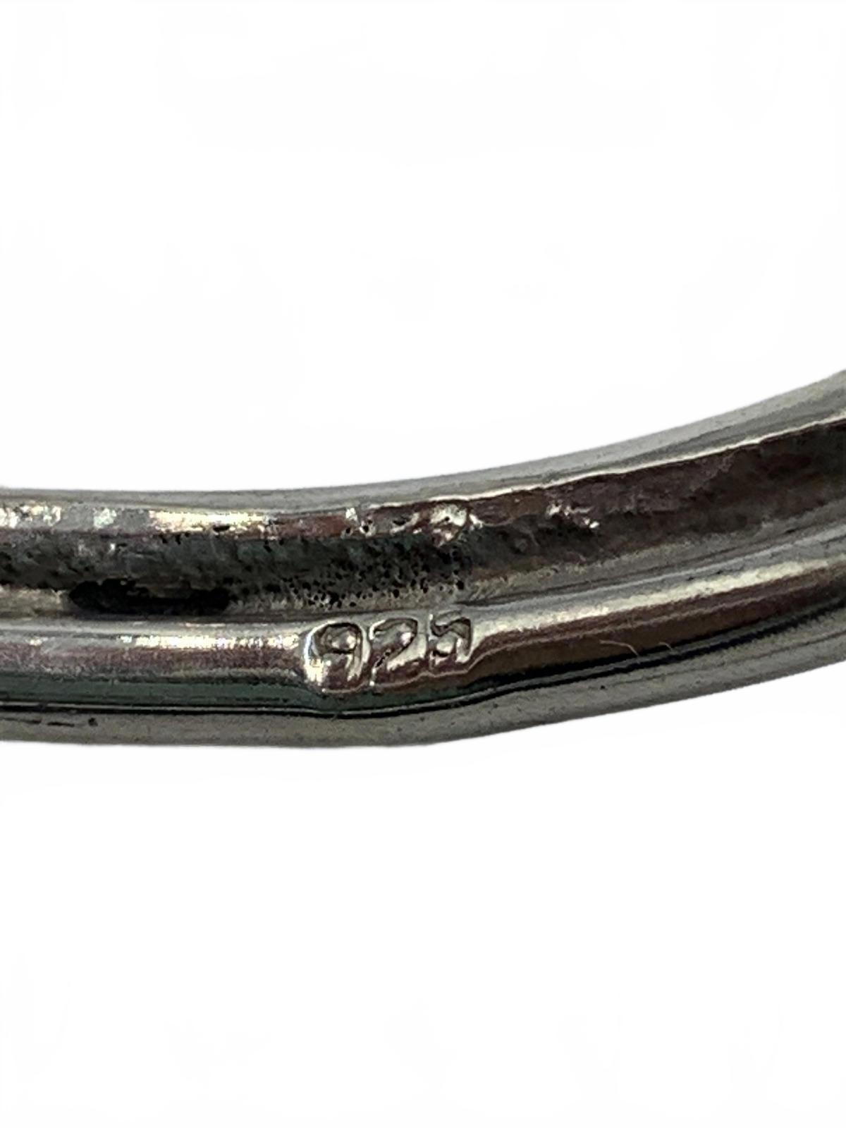 925 Sterling Silver 20g Freeform/Wave Size 6.5 Fine Cuff Bracelet