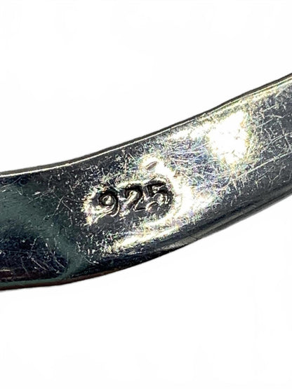 Sterling Silver 16g Amethyst, Peridot, Citrine & Garnet Teardrop Twist 3" Brooch