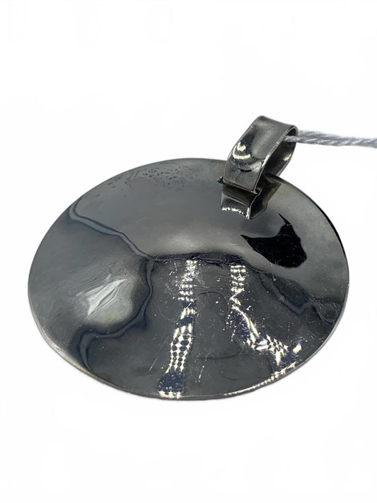 RLM Studio (Robert Lee Morris) Sterling Silver Cymbal/Round 2" One World Pendant