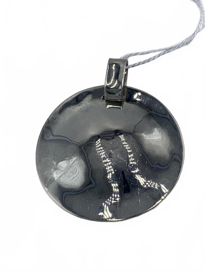 RLM Studio (Robert Lee Morris) Sterling Silver Cymbal/Round 2" One World Pendant