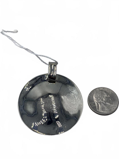 RLM Studio (Robert Lee Morris) Sterling Silver Cymbal/Round 2" One World Pendant