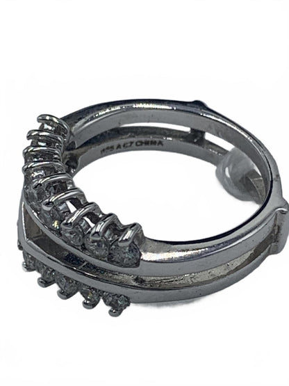 Sterling Silver & Cubic Zirconia Guard Ring