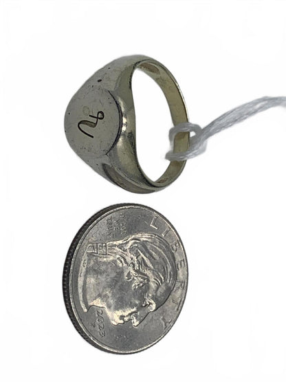 Simple Signet-Style Ring in Sterling Silver