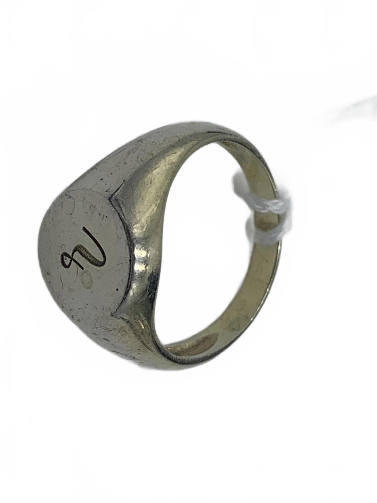 Simple Signet-Style Ring in Sterling Silver