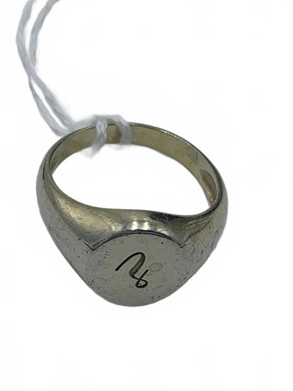 Simple Signet-Style Ring in Sterling Silver