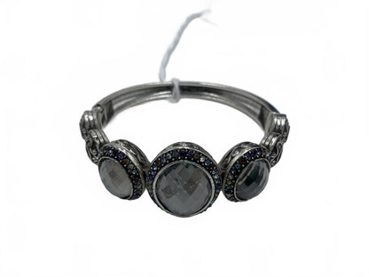 Brighton Silvertone Crystal Luminescence retired 7 CJ Bracelet