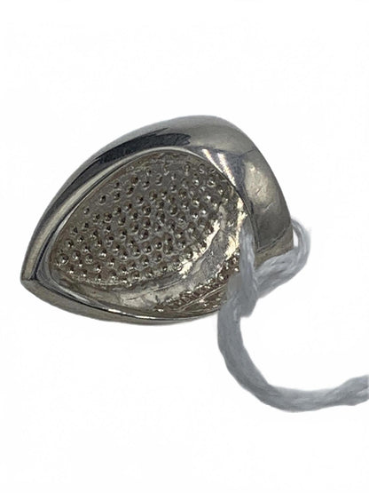 Sally C. Treasures Sterling Silver Turquoise Marquise Southwest Cocktail Ring