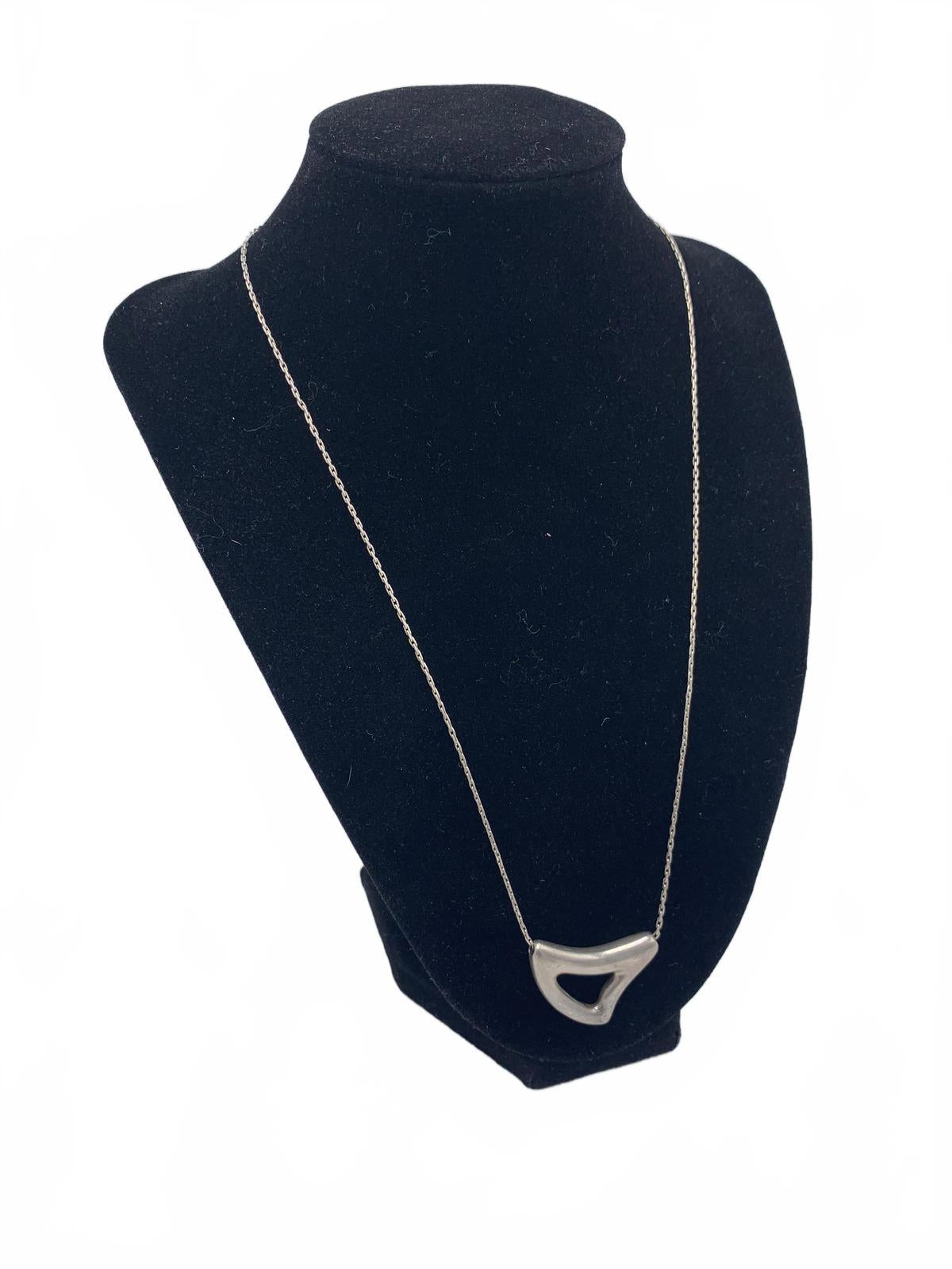 Ciani sterling Sterling Silver 21g Nome Modernist 21 Pendant with chain