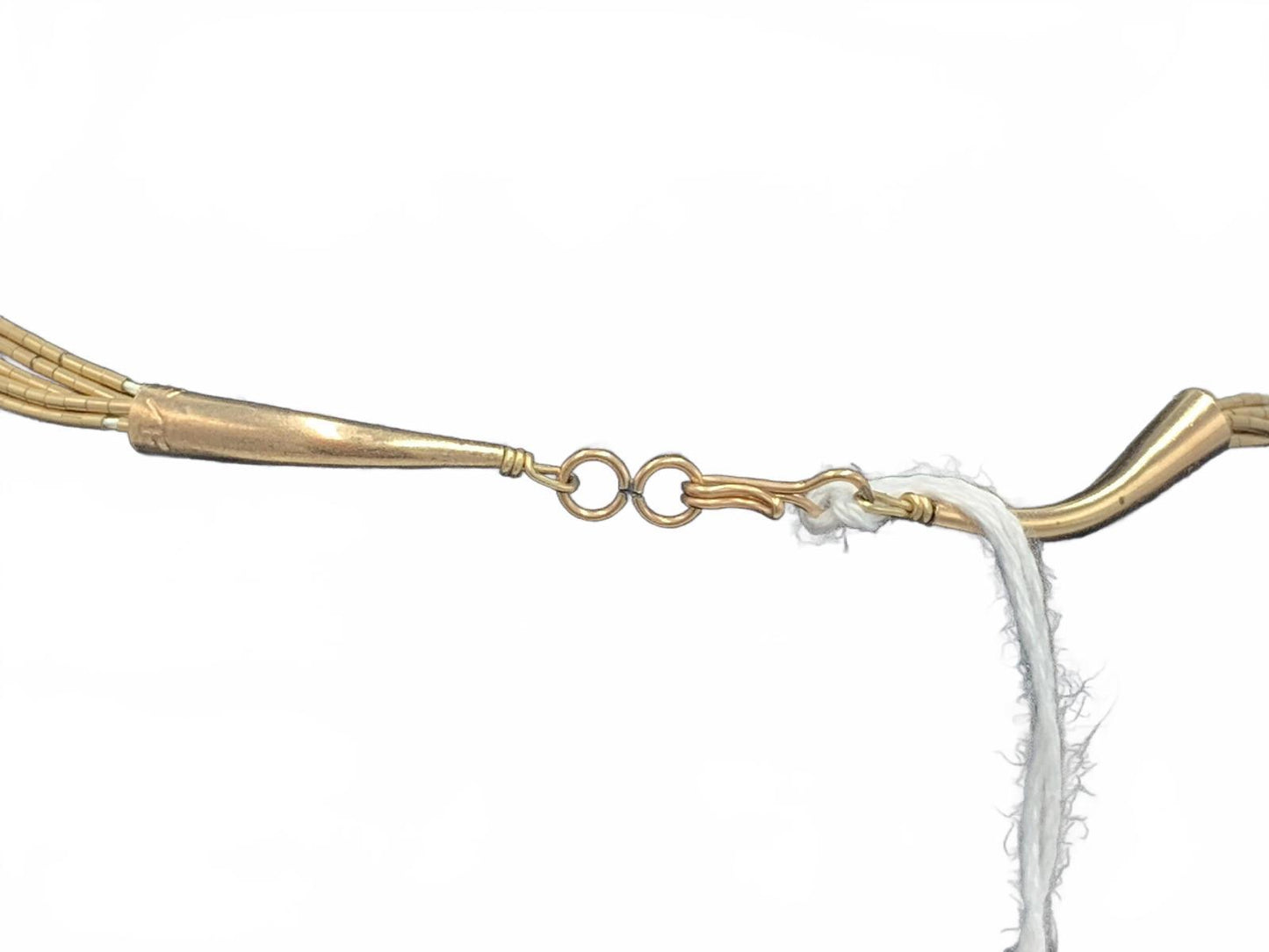 Gold Filled 14g Turquoise Beads Native 17" Fine Jewelry Y-Necklace