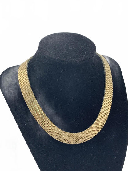 1/20 12K Gold Filled Nanasi mesh collar Necklace
