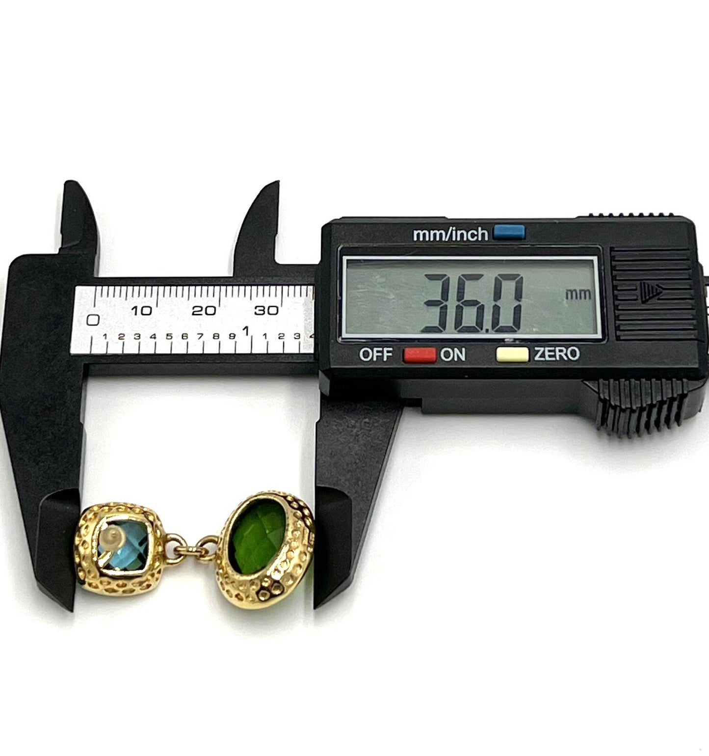 Ross Simons Gold-Over-Sterling Silver Emerald Aquamarine Set