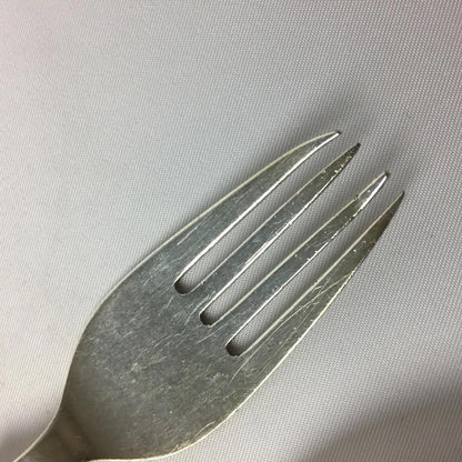 Vintage 59gr Sterling Silver 925 Spoon & Fork Pendulum Clock 1959 OOAK 6" Mexico