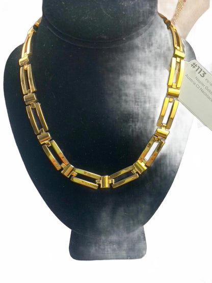Napier Austria Goldtone Open Link Necklace
